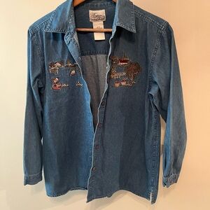 VINTAGE Tradition Country Collection Denim Shirt
